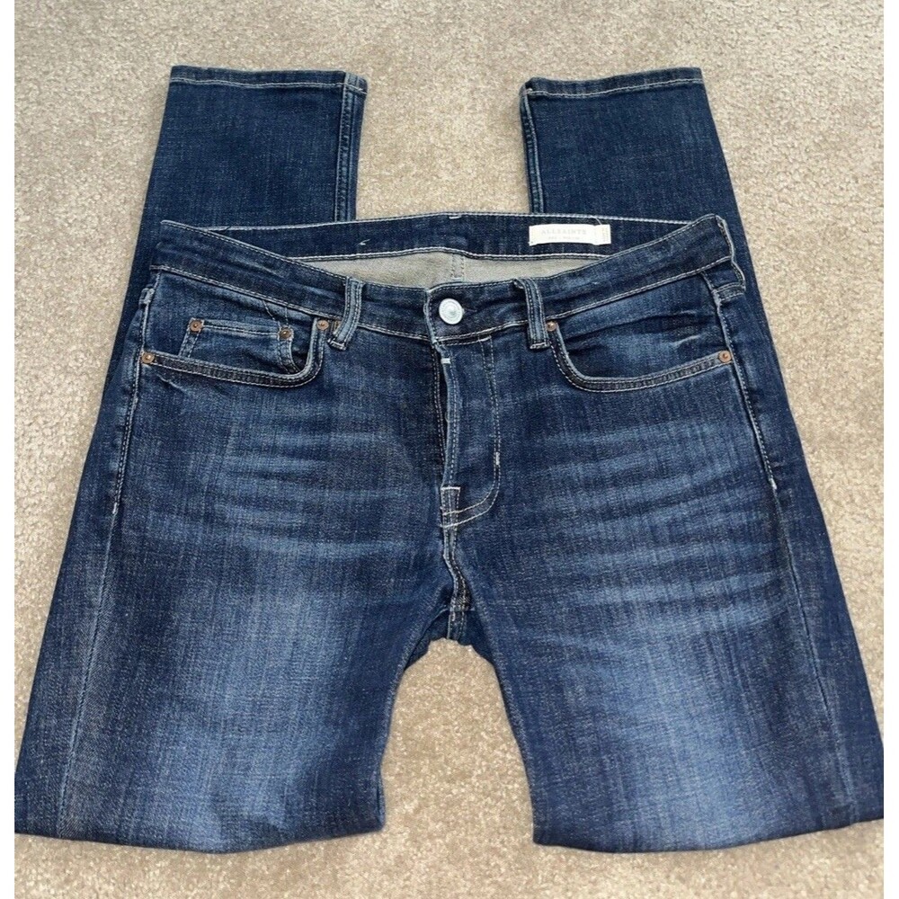 ALLSAINTS Rex Men's Jeans Blue
Denim Button Fly Size 32x30